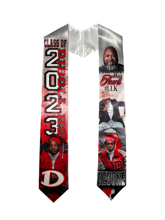 GRAPHIC GRADUATION STOLE